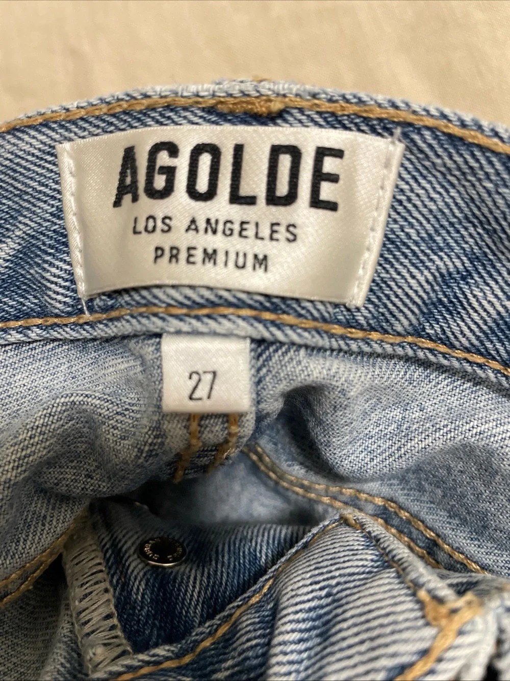 Agolde measurements waist